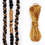 Accesoriu pentru decor par Dreadlock cu elastic de 2m TSE010 Auriu Accesoriu pentru decor par Dreadlock cu elastic de 2m TSE010 Auriu